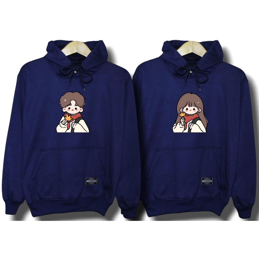 hoodie couple pria wanita / jaket couple viral kekinian / sweater couple pasangan terbaru / HOODIE p