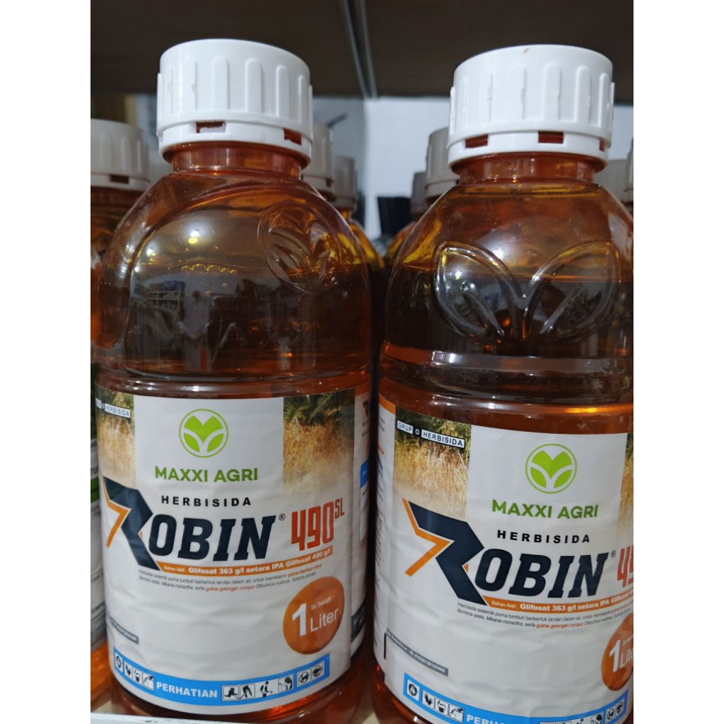 Robin Herbisida Sistemik 490SL -  Robin 490 SL Glifosat 490SL 1L