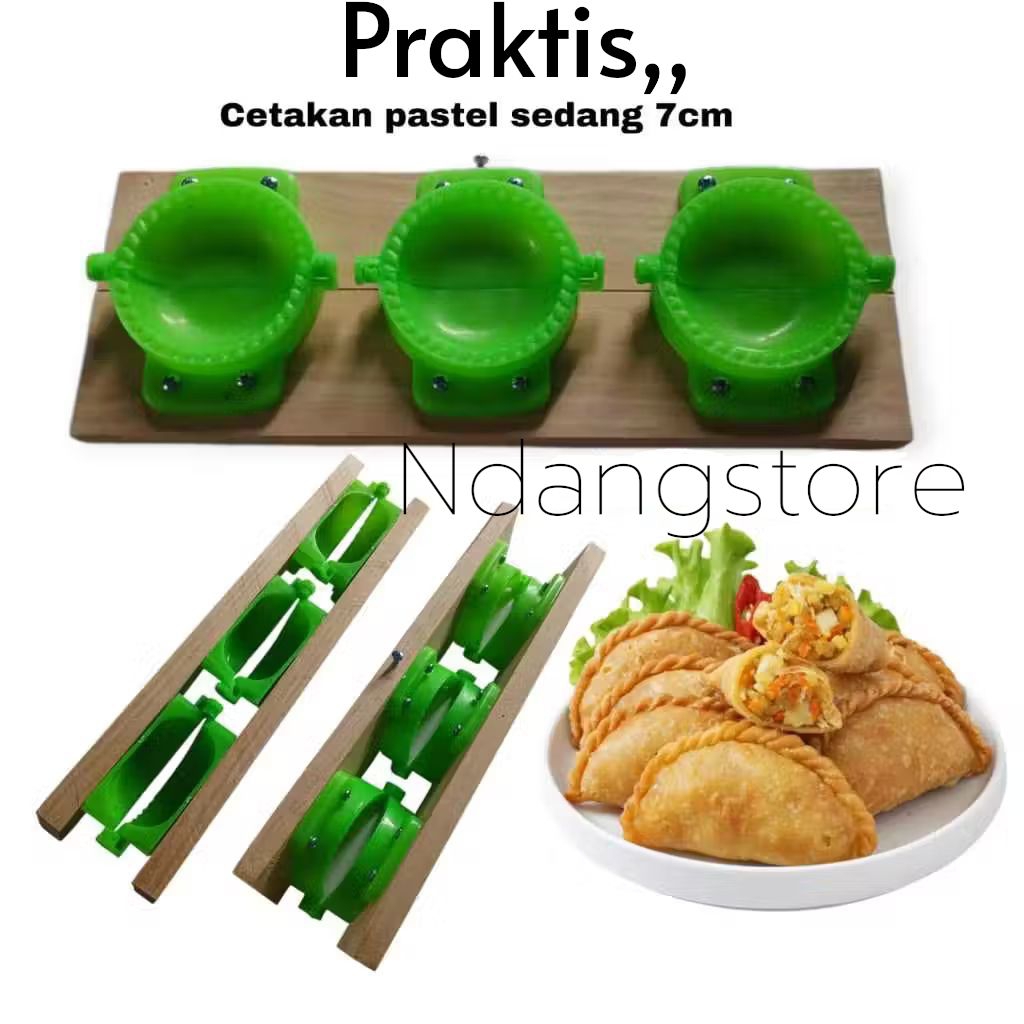 cetakan cireng / pastel modif isi 3 praktis  ukuran sedang 7cm / cetakan pastel / panada kombinasi k
