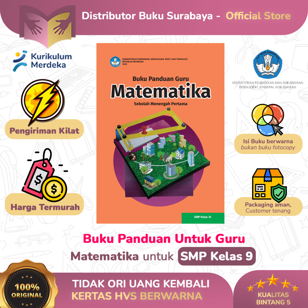 Buku Guru Matematika Kelas 9 SMP Kurikulum Merdeka