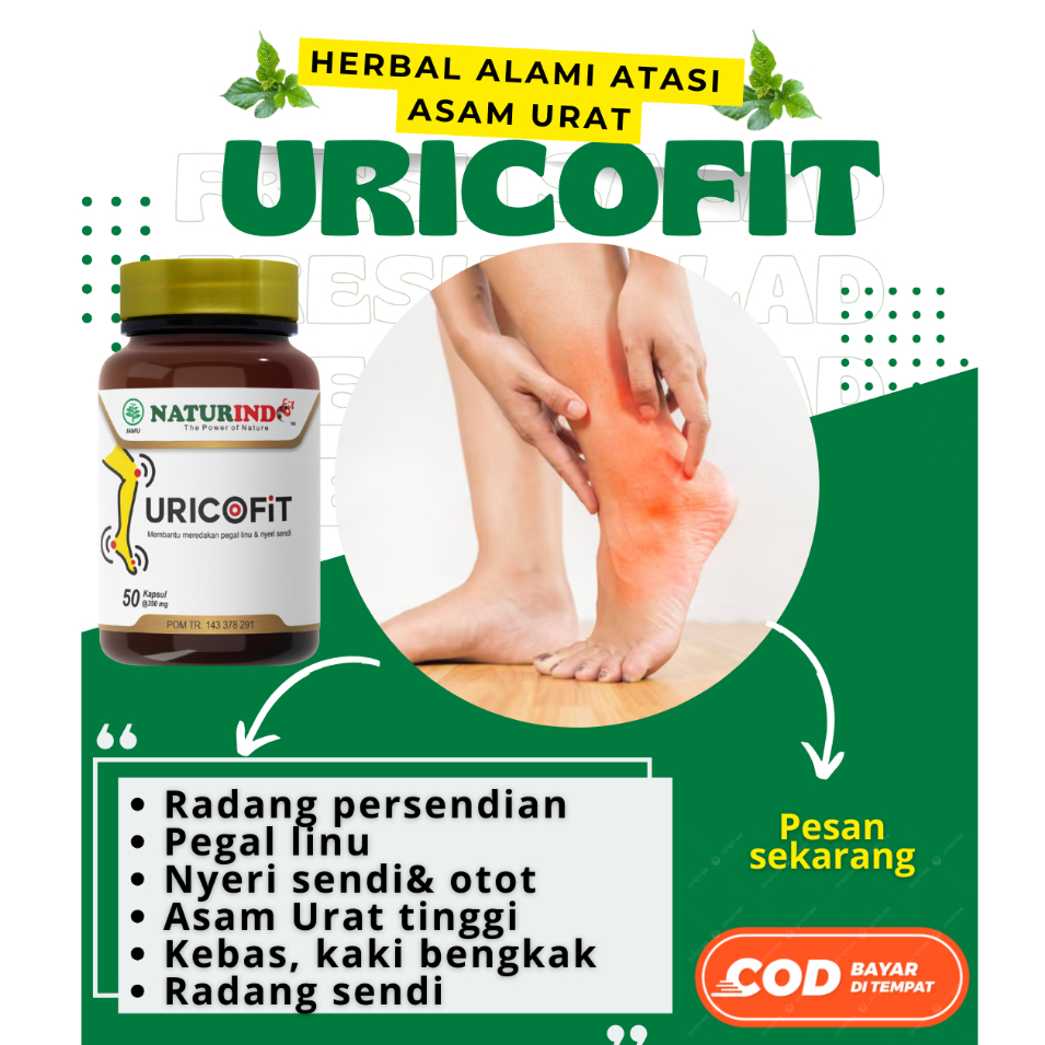 Asam Urat Tinggi Nyeri Sendi | Jamu Alami Asam Urat & Sendi | Bantu Mengurangi Asam Urat & Nyeri Per