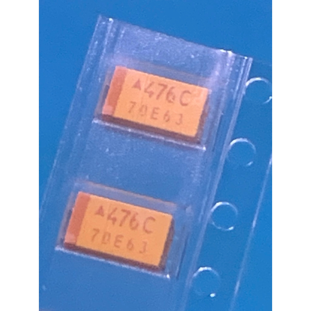 Capacitor Tantalum 47uF ±10% 16V CASE-C-6032 476C