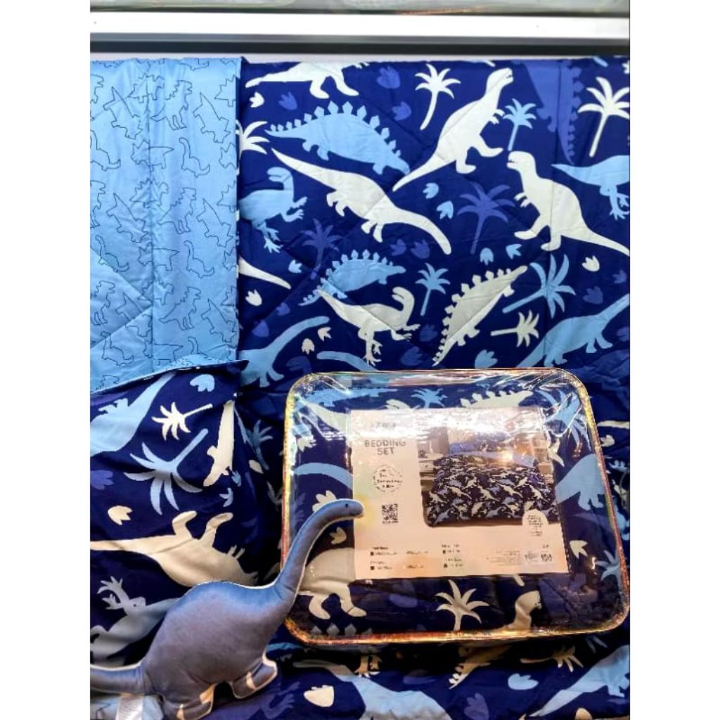 Bedding set anak informa/bedding set anak dinosaurus/Informa 120x200cm set 5pcs sprei double anak mi