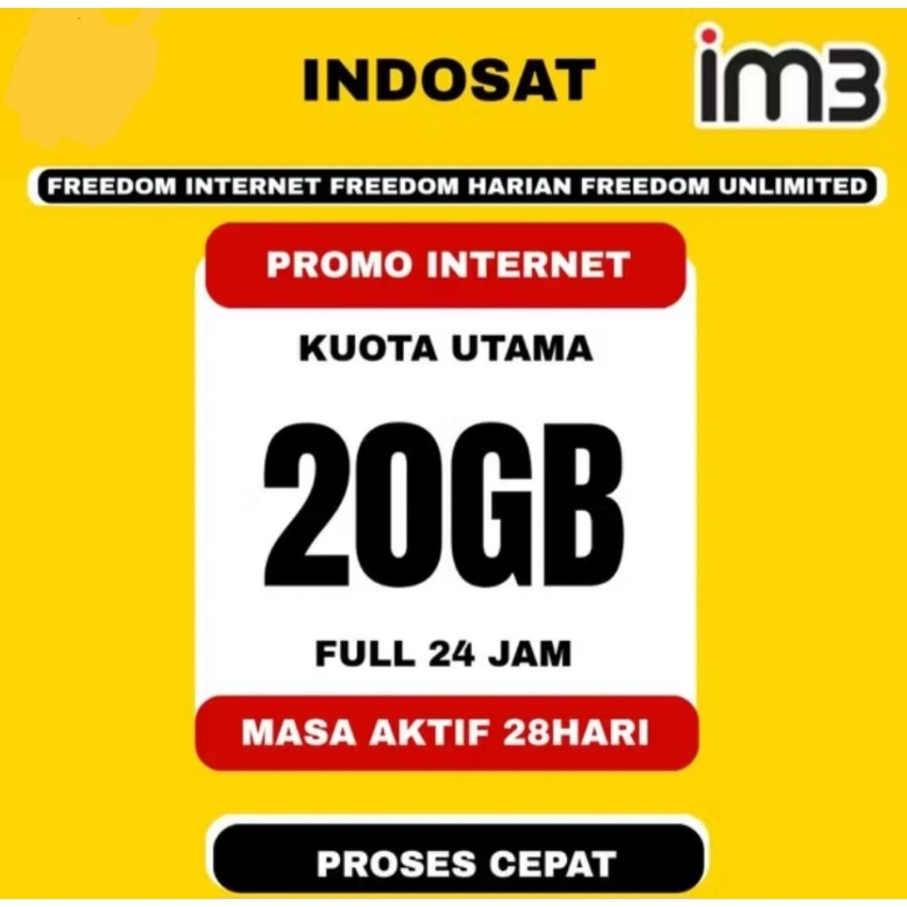 PAKET DATA INDOSAT INDOSAT /IM3