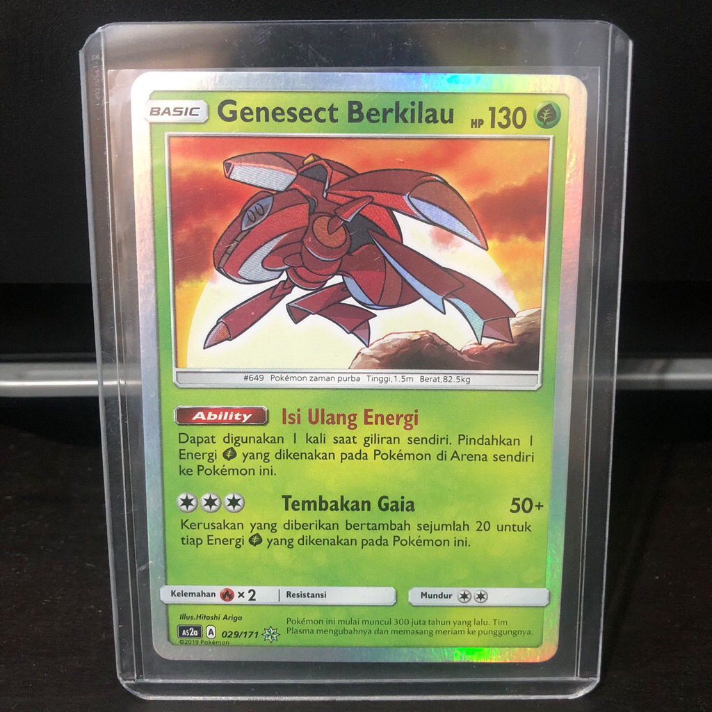 Genesect berkilau 029/171 Kartu pokemon Indonesia Kebangkitan Legenda