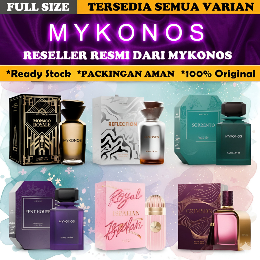 (FULL SIZE) MYKONOS PARFUM UTOPIA INTIMATE AFFAIR APHRODITE MUSK AURA ENCHANTED ZORA 100ML