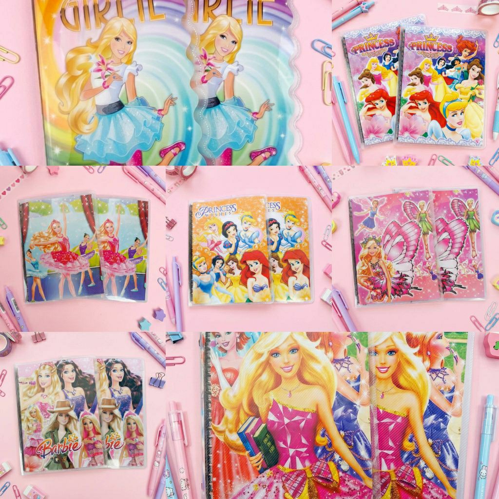 BINDER SEKOLAH ANAK DISNEY PRINCESS 20 RING A5 | BONUS ISI 10 LEMBAR