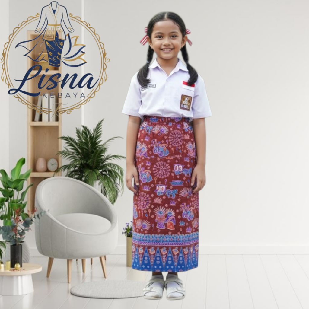 Rok Tumpal Batik Rok Span Betawi Rok Tumpal Anak