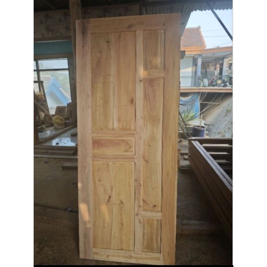 pintu kayu MAHONI dan kusennya