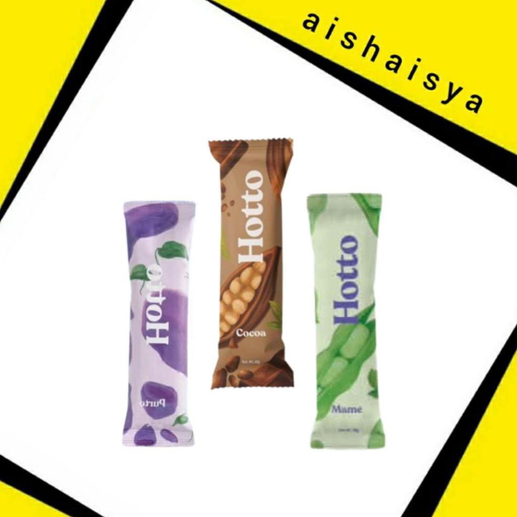 Hotto Purto Multigrain Ubi Ungu / Hotto Mame Multigrain Edamame / Hotto Cocoa Multigrain Dark Cacao 