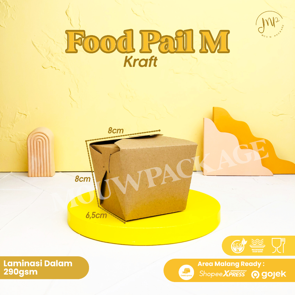 FOODPAIL KRAFT M / RICE BOX / BOX NASI