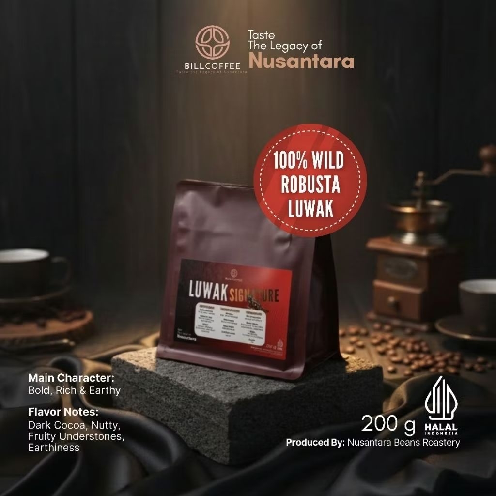 LUWAK SIGNATURE | Kopi Luwak Liar Kalibaru | Natural Process | Biji Kopi
