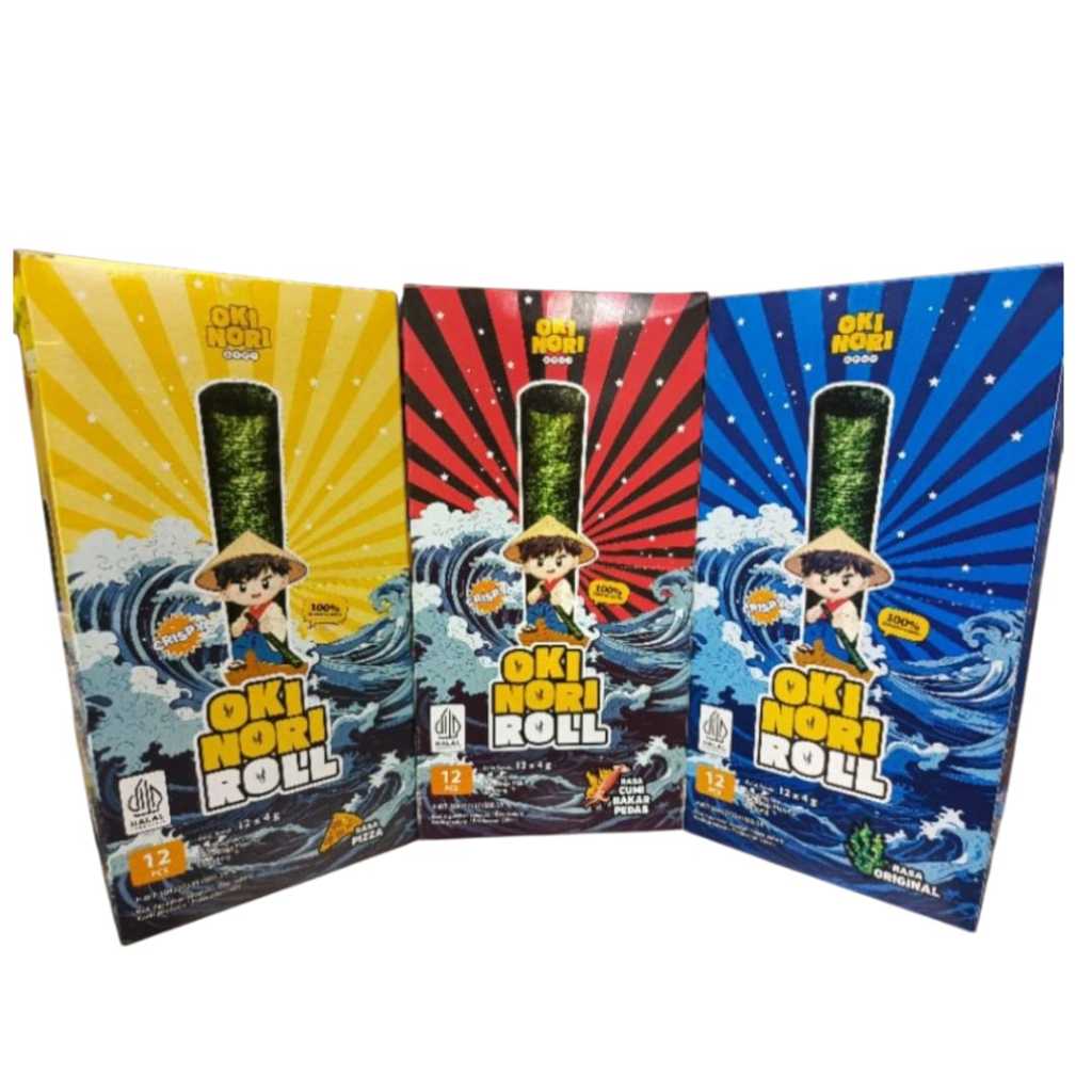 OKI NORI/RUMPUT LAUT ROLL BERBAGAI RASA