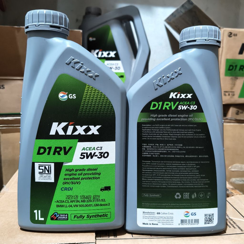 Oli Kixx D1 RV 5w-30 CRDI diesel full synthetic 1Lt