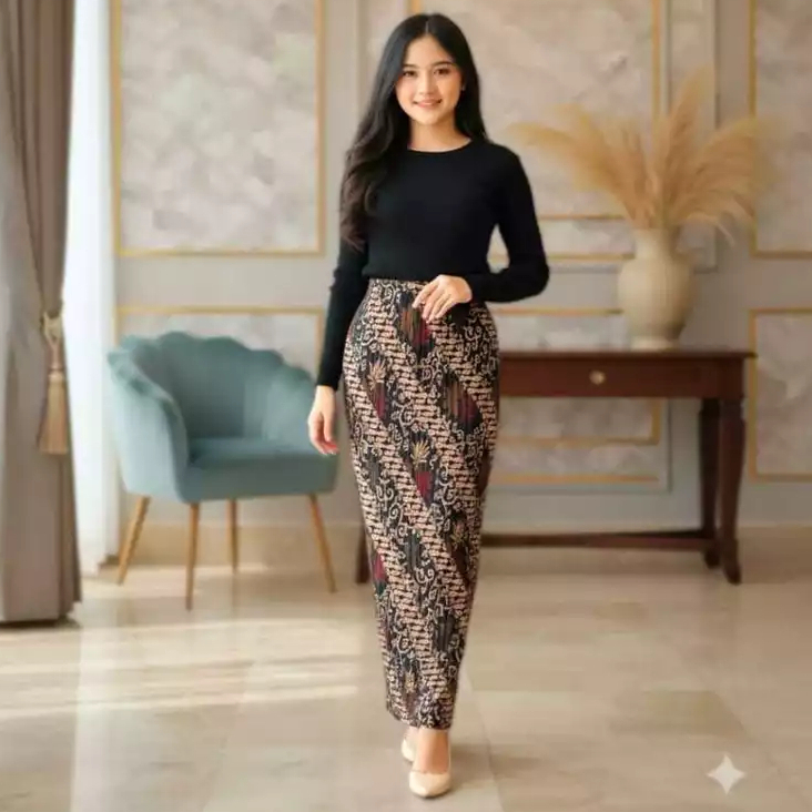 ROK PLISKET JUMBO BATIK / Bawahan kebaya / Rok Batik Jumbo/ROK PLISKET JUMBO BATIK