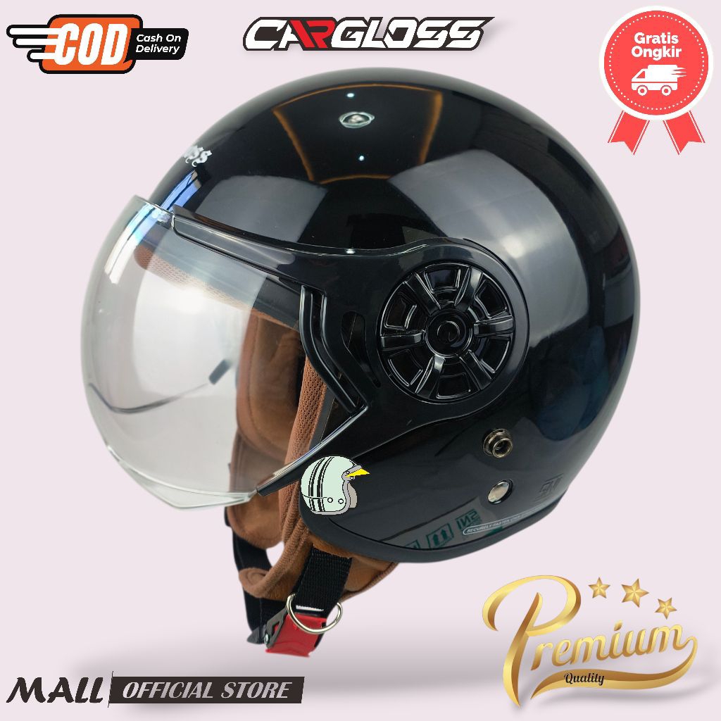 CARGLOSS HIJAB/HELM CARGLOSS PREMIUM/CARGLOSS TERBARU SNI