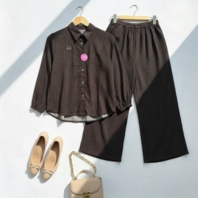 One set motif salur bahan katun rayon