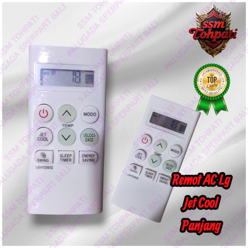 REMOT AC LG JET COOL PENDEK | REMOT AC LG