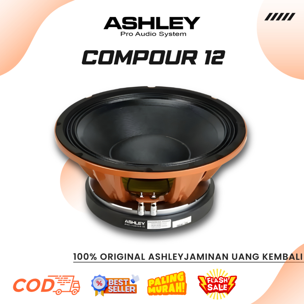 Speker Ashley Compour 12 Speker Komponen Ashley 12 Inchi