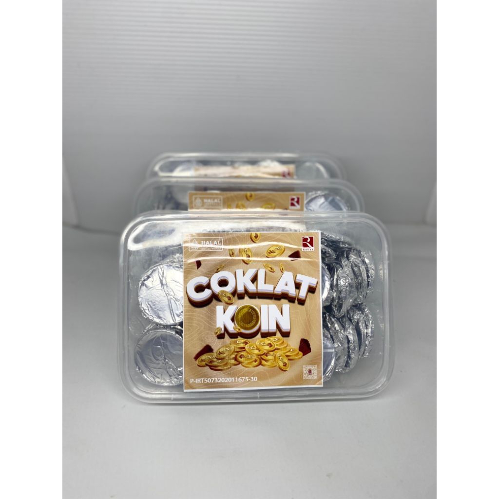 50 pcs Koin Coklat / chocolate Coin / Cokelat Toples / cokelat koin jajanan anak sd