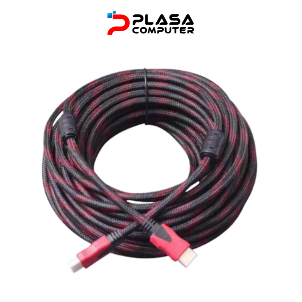 Kabel HDMI To HDMI 10M JARING High Speed HDMI To HDMI Cable Gold Plate 10 Meter