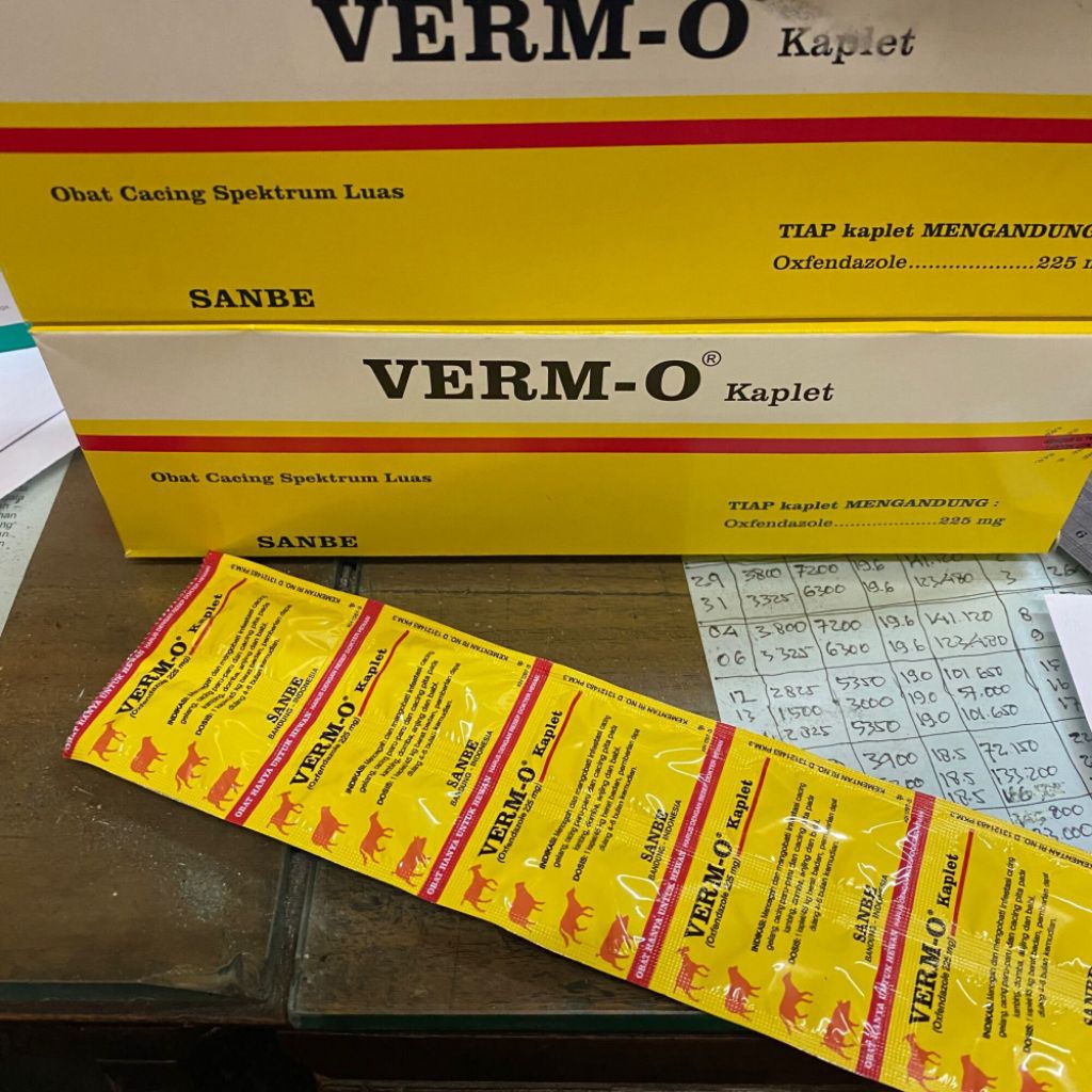 OBAT CACING TERNAK - VERM O KAPLET