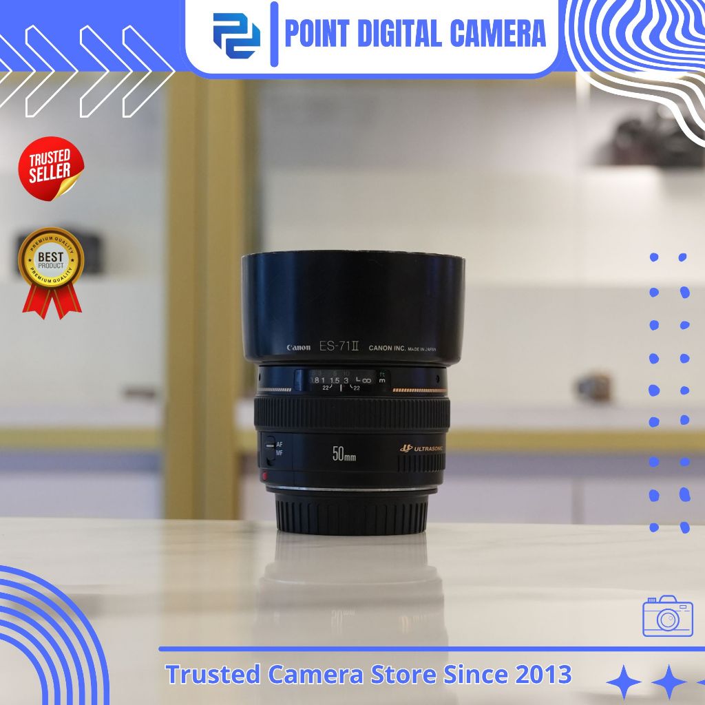 Lensa Lens Canon EF 50mm 1:1.4