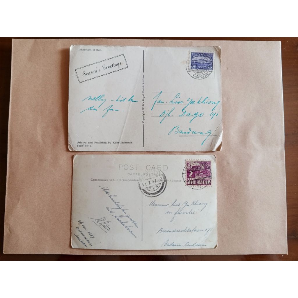 Kartu Pos Indonesia & Nederland Indie