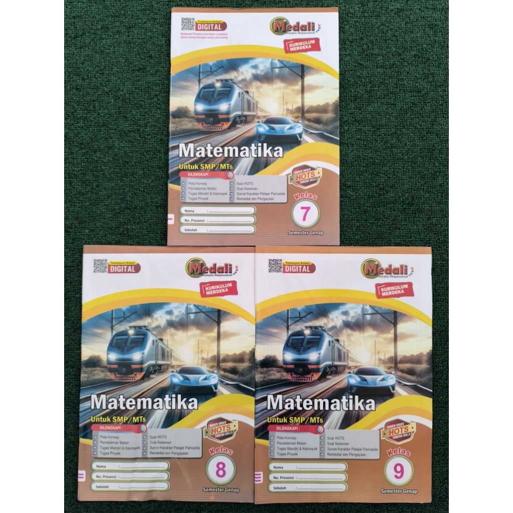 Buku LKS Matematika SMP Kelas 7–9 | Lengkap Materi & Latihan Soal