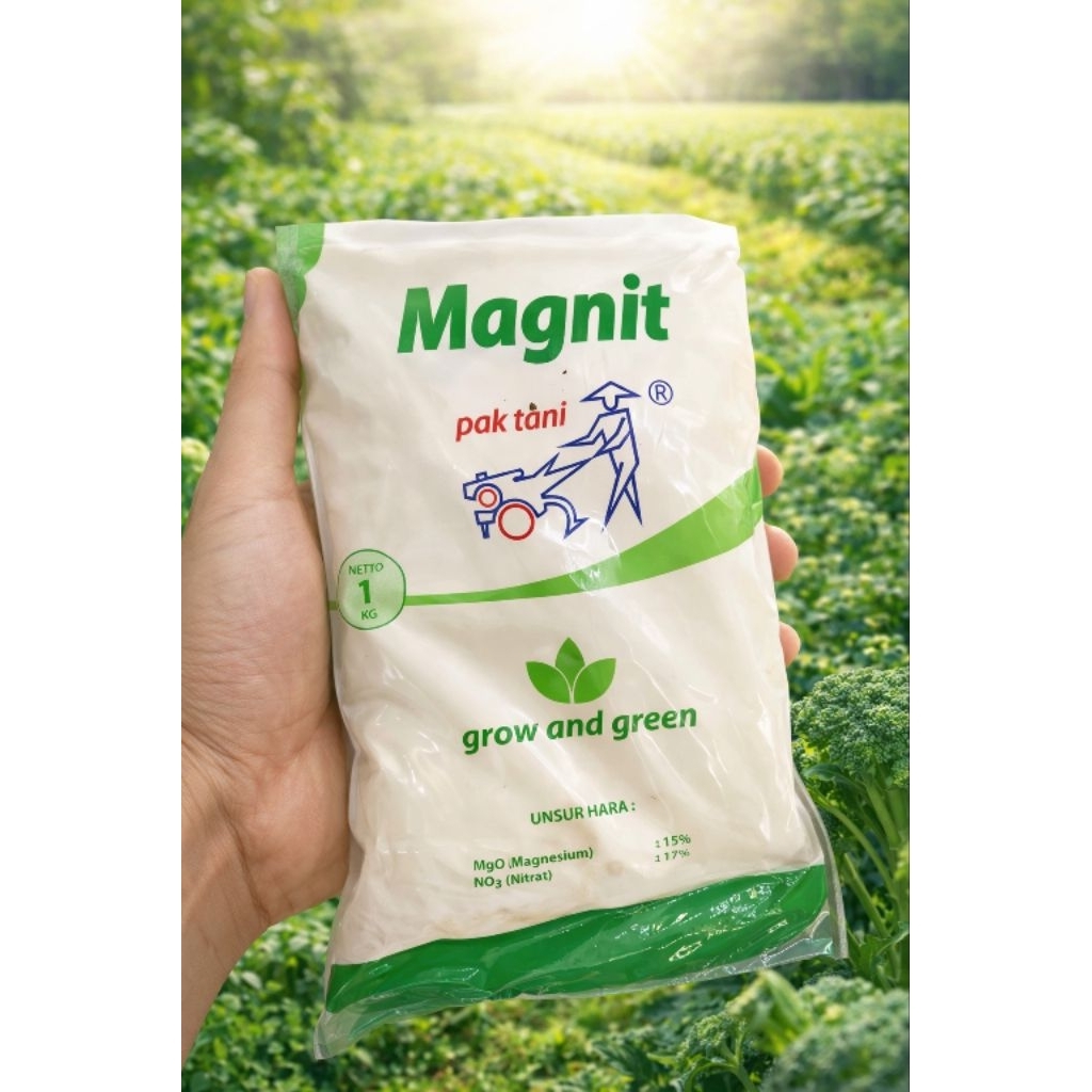 Pupuk magnit magnesium nitrate cap pak tani kemasan pabrik 1kg
