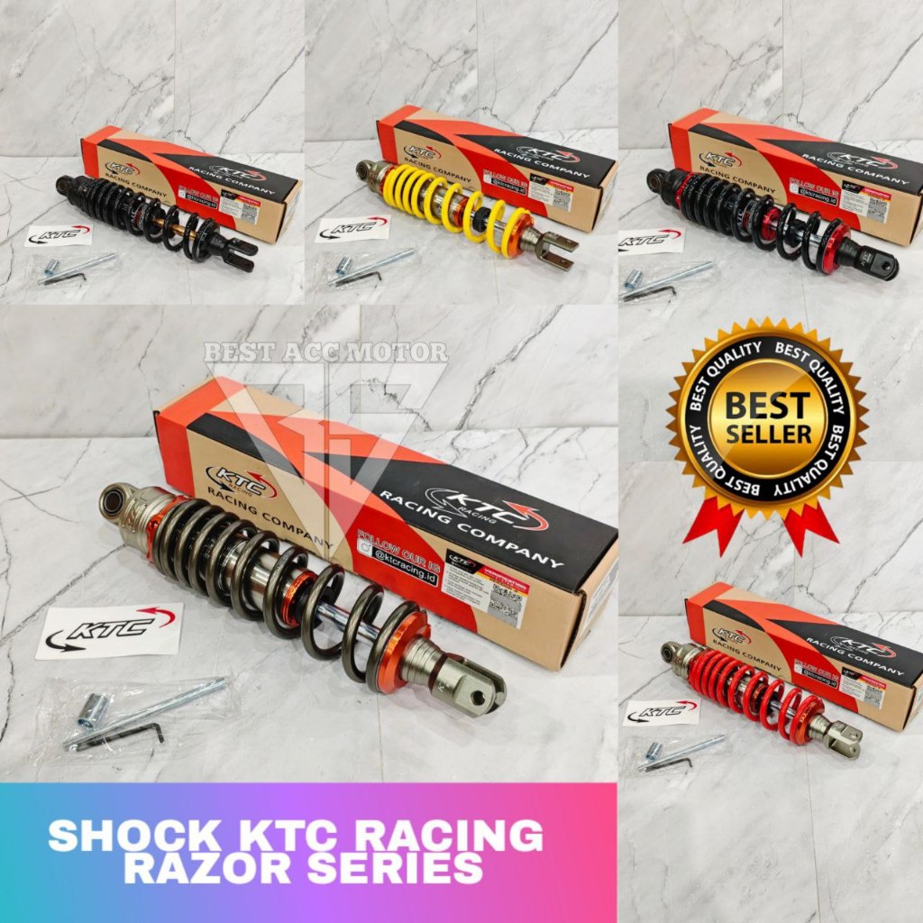 SHOCKBREAKER KTC RAZOR 300MM 325MM VARIO 110/125/150 OLD LED MIO SCOOPY BEAT NEW KEYLESS SHOCK BELAK