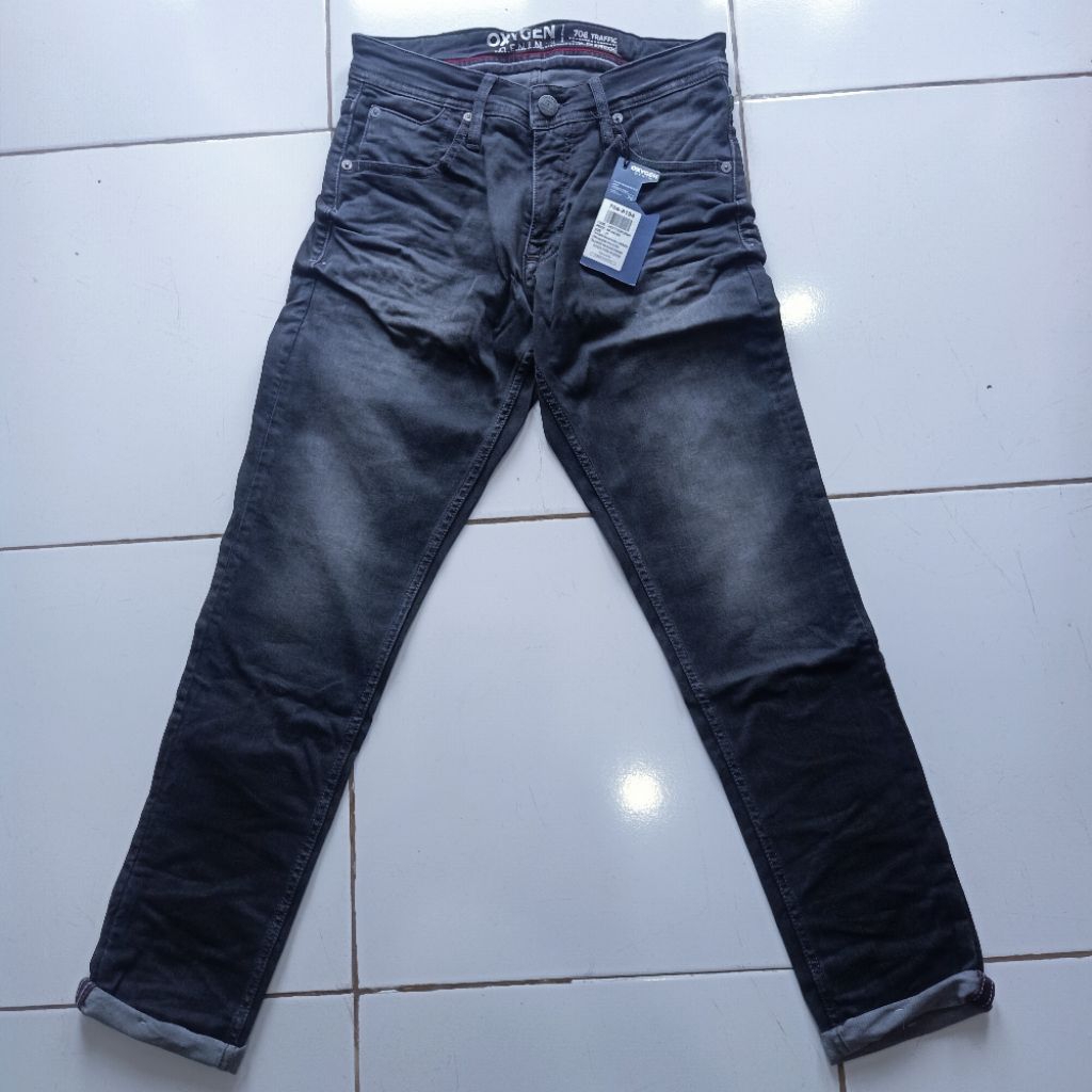 Celana jeans Premium Oxygen Denim Slim-Fit Traffic Series 706 -8194