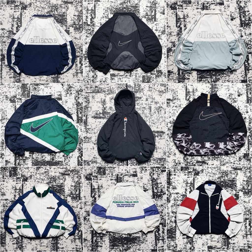 ELLESE VINTAGE, SERGIOTACCHINI, VINTAGE JACKET , COLORBLOCK JACKET, CLRBLCK