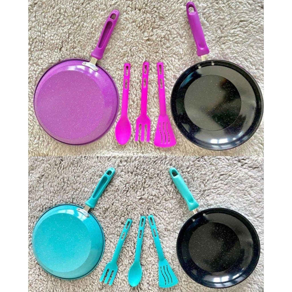 TEFLON 5IN1 ANTI LENGKET TEFLON ISI 2 SET 3 SPATULA