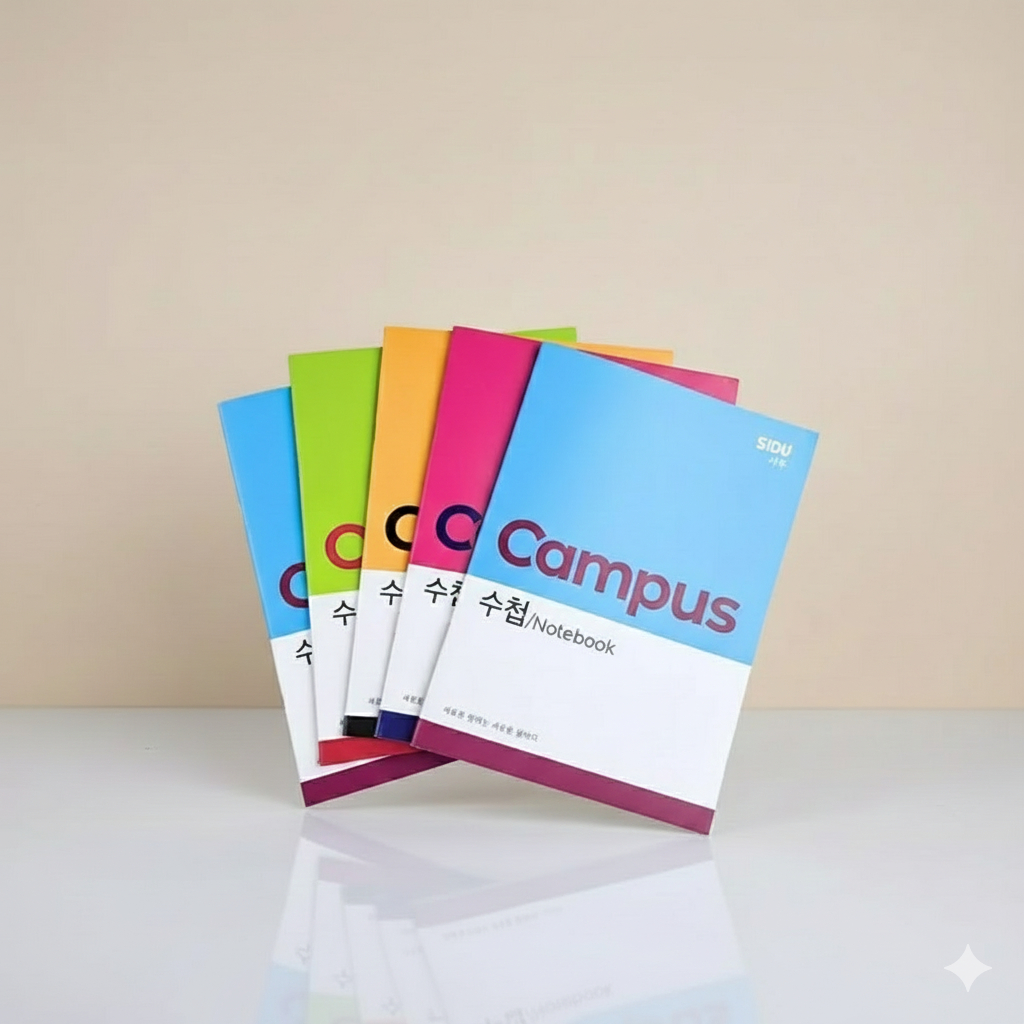 SIDU CAMPUSS BUKU TULIS 1 pack 5 buku Ukuran BOXY MAXI NOTEBOOK