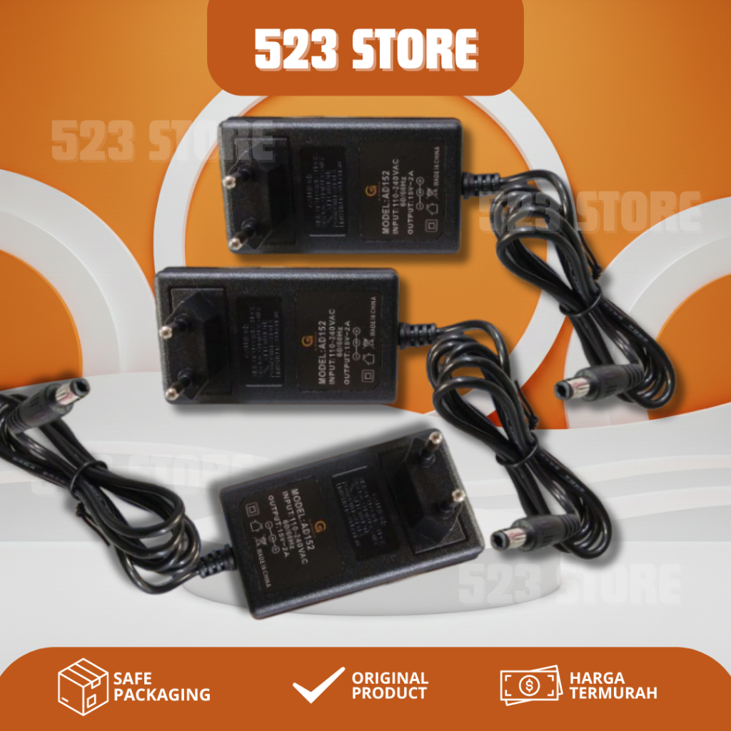 Charger Speaker G-Power Adaptor AD920 9V 2A - Charger AC DC Power Supply Jack 5.5 x 2.1mm Untuk CCTV