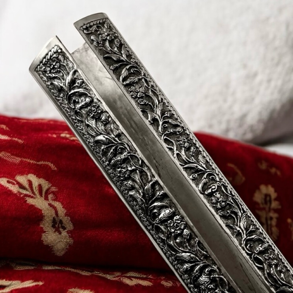 Pendok Perak Asli Blewah solo Tatahan Melati Ginubah