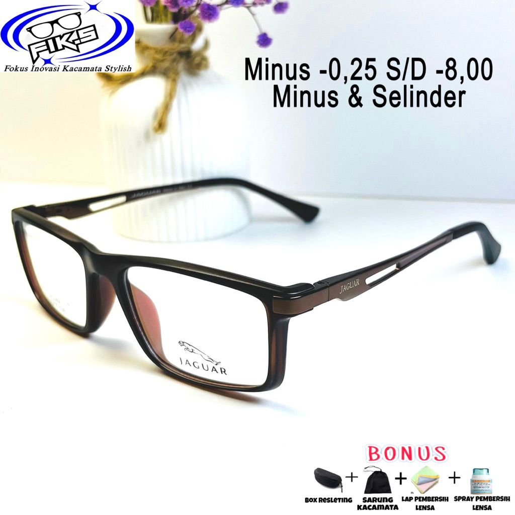 Kacamata Minus Photocromic|  Kacamata Mines Lensa BLUECROMIC PHOTOCROMIC | Tampil Elegant | Kacamata