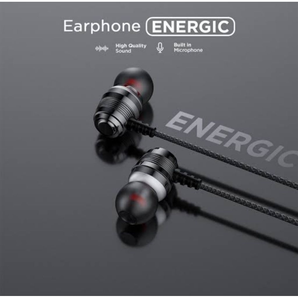 Headset Handsfree Earphone Mega Bass By INBOX ENERGIC