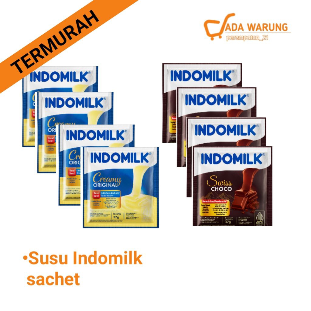susu Indomilk sachet kental manis / susu coklat / susu Indomilk kental manis