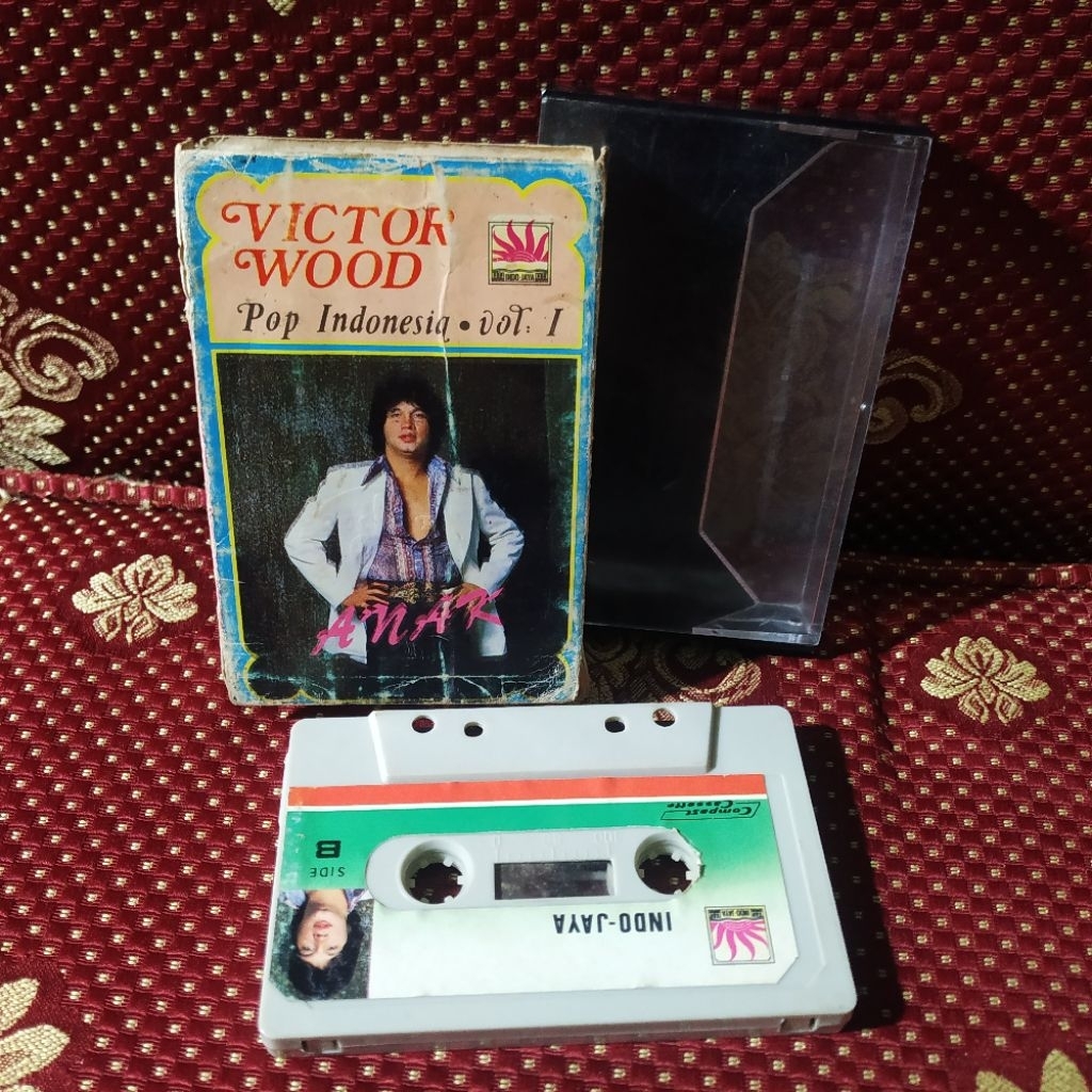 kaset pita cassette tape victor wood pop indonesia