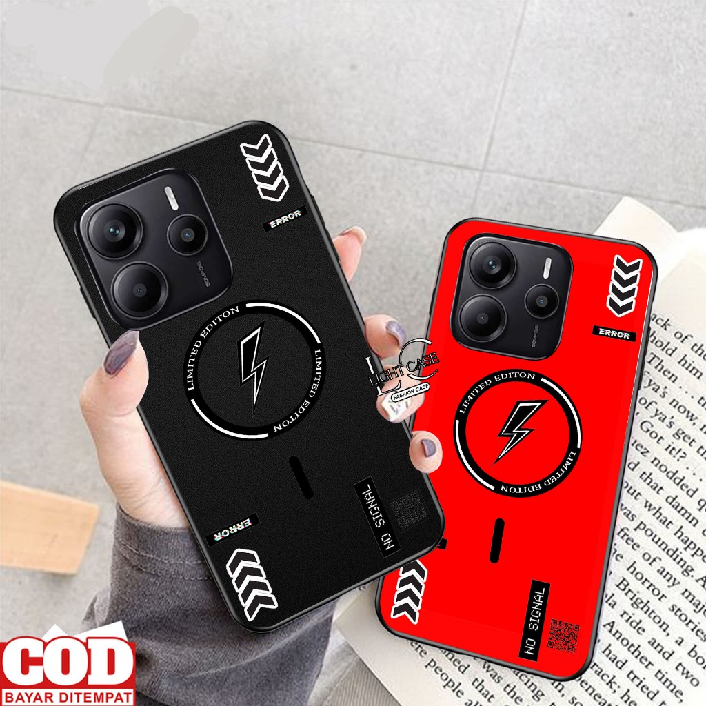 Cassing glossy Untuk Xiomi Redmi Note 14 4G 5G Terbaru - Softcase Gambar Fashion Printing {  Limited