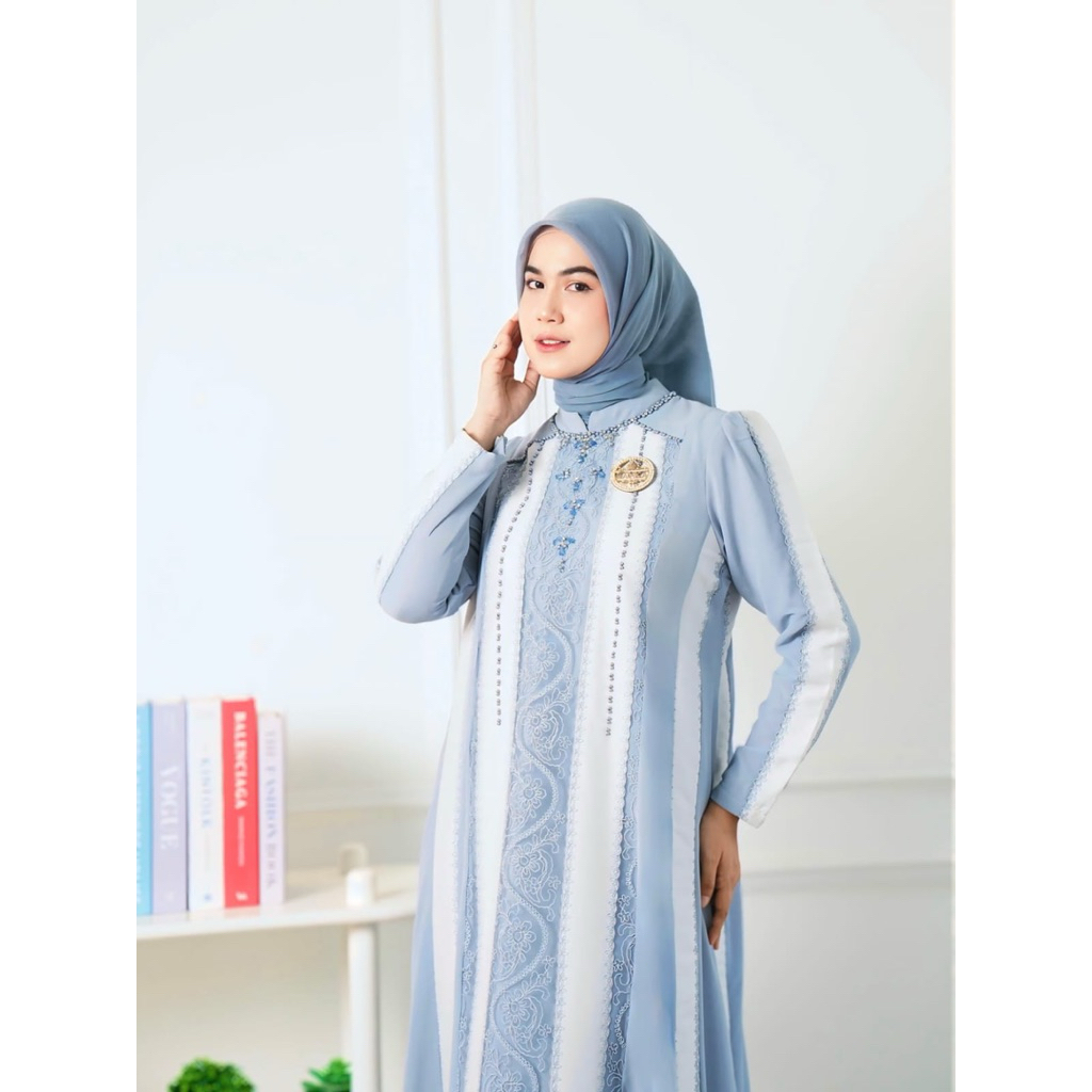 Shareen dress gamis premium by Layka