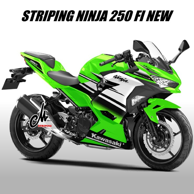 Stiker Striping Kawasaki All New Ninja 250 Fi Livery Anniversary 50 Th / Sticker Decal Ninja 250Fi B