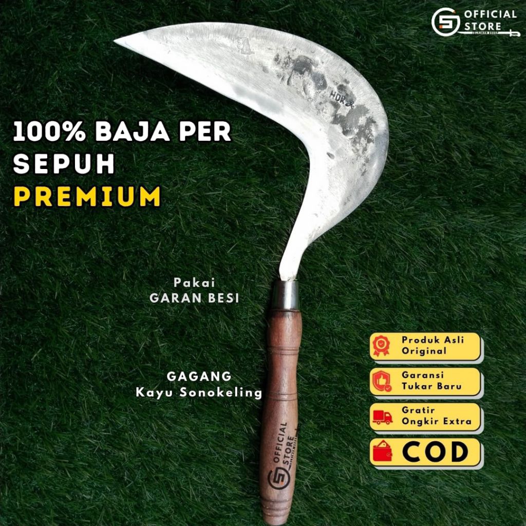 ARIT SUPER TAJAM ARIT RUMPUT BAJA ASLI SUPER PREMIUM MODEL CILAJANG HDR