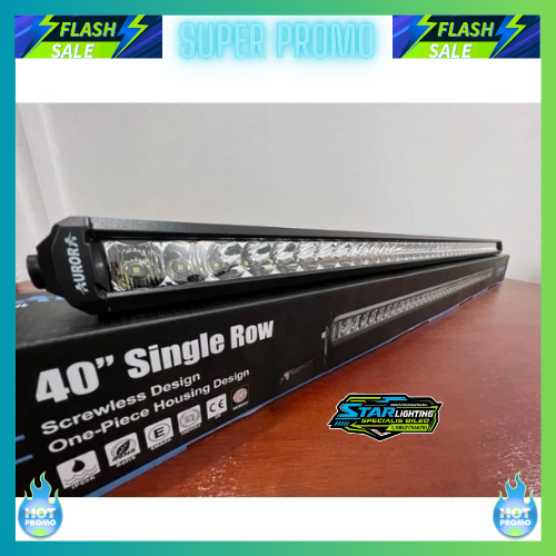 LED LIGHT BAR AURORA S5 SERIES SINGLE ROW LIGHT BAR 40 INCH 150 W 12-24 V