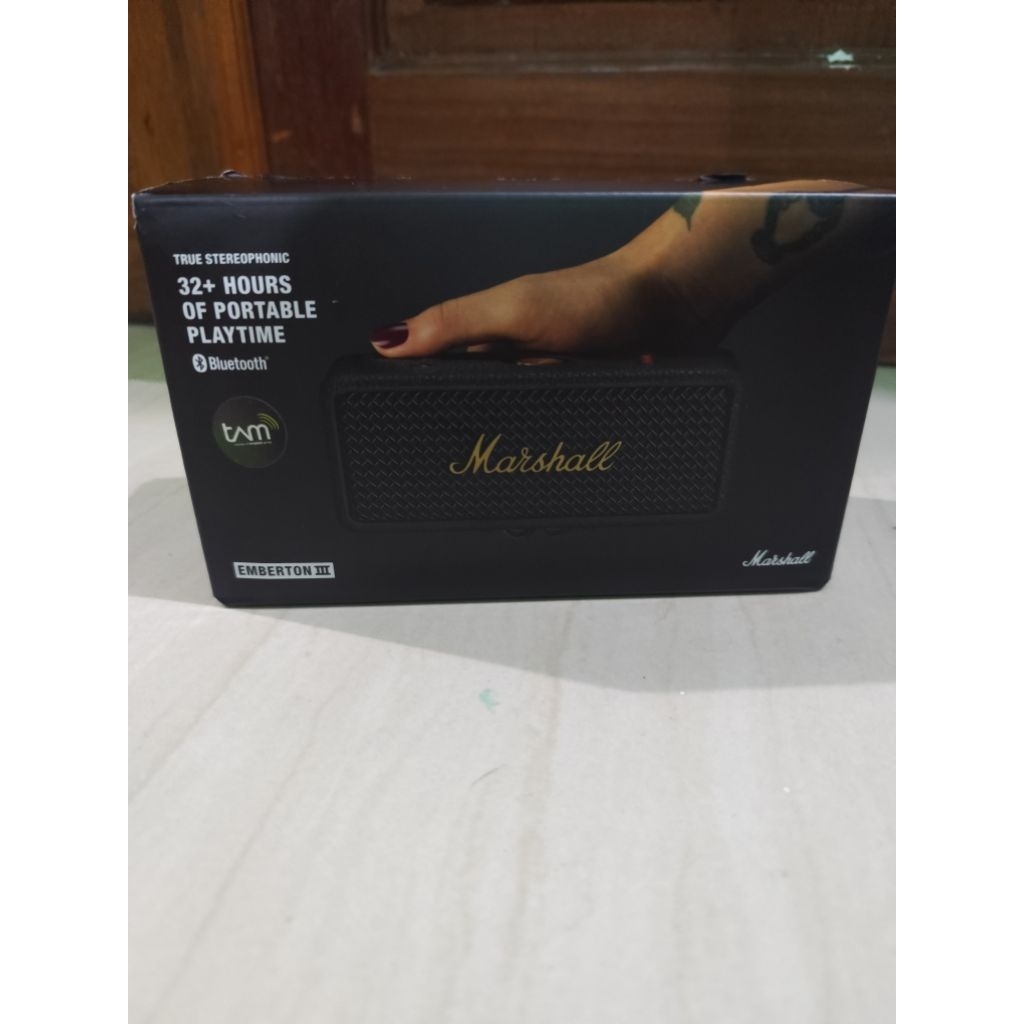 Speaker Bluetooth Marshall Emberton III (100% Original)