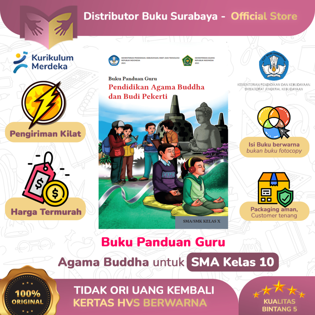 Buku Guru Agama Buddha Kelas 10 SMA Kurikulum Merdeka