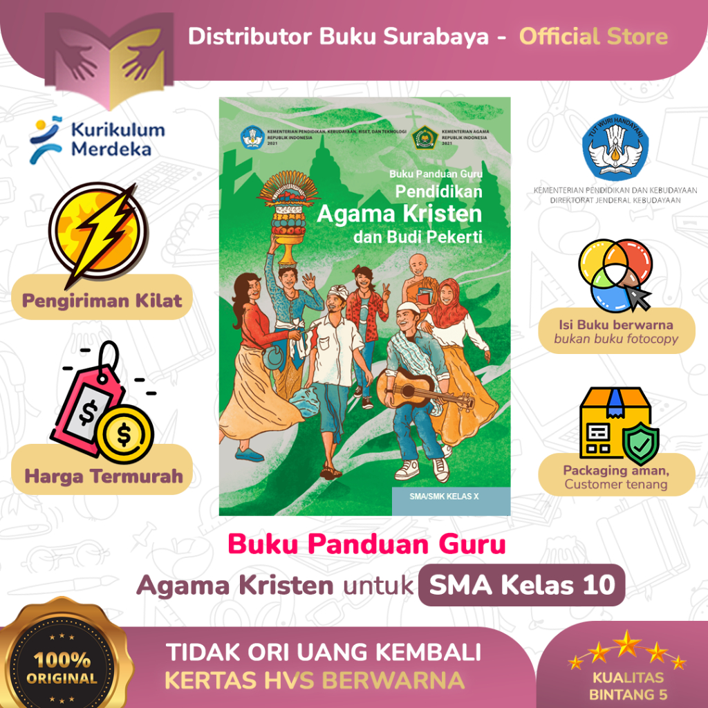 Buku Guru Agama Kristen Kelas 10 SMA Kurikulum Merdeka
