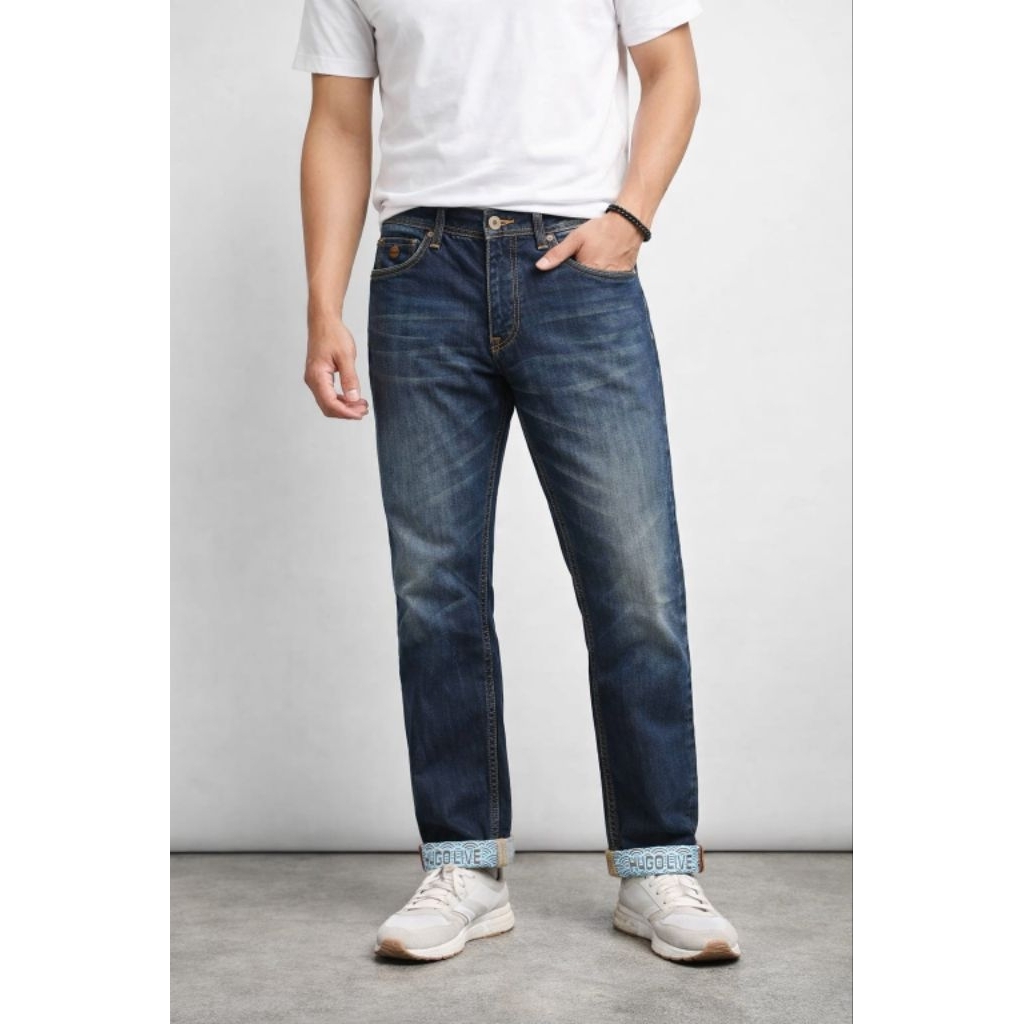 Celana Jeans Panjang HUGO LIVE standar pria